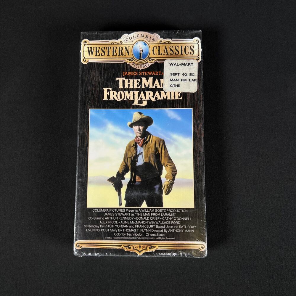 THE MAN FROM LARAMIE - (VHS, 1993) - Jimmy Stewart
